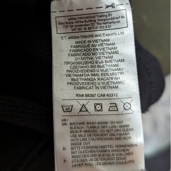 EUC - Adidas Crop Top Hoodie - M - Picture 3 of 5